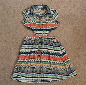 Aztec Pattern Dress